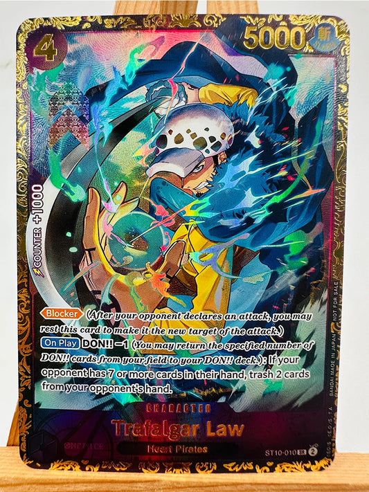 Carte One Piece TCG - Trafalgar Law (Alternative Art Super Rare)