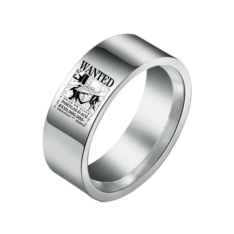 Bague One Piece - Wanted Portgas D. Ace