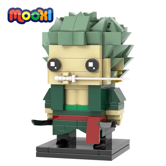 Figurine lego One Piece - Roronoa Zoro (Style Bloc)