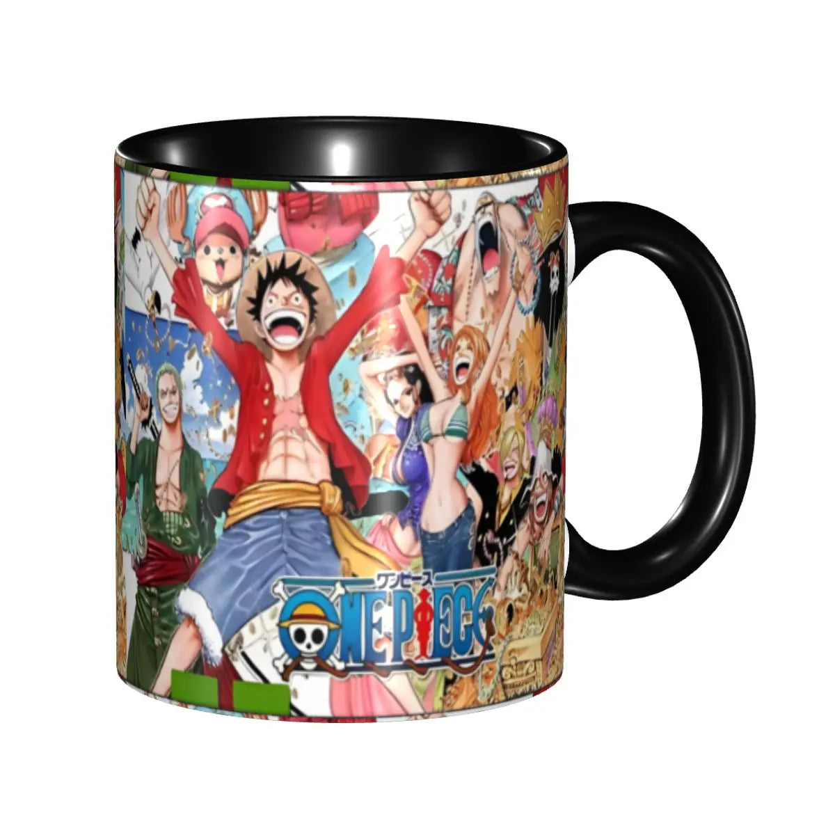 Tazza One Piece - Equipaggio completo e Thousand Sunny