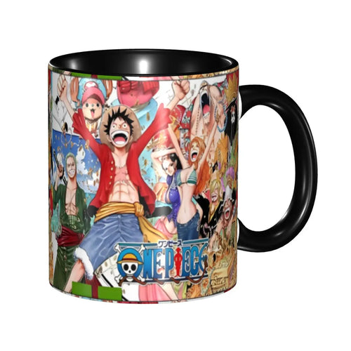 Tazza One Piece - Equipaggio completo e Thousand Sunny