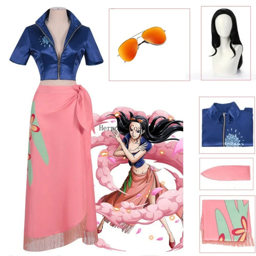 Costume cosplay di One Piece - Abito da Boa Hancock (Abito da imperatrice pirata)