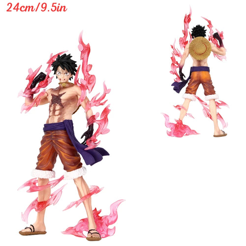 Figura di One Piece - Monkey D. Luffy Gear 4 (Aura da combattimento rosa)
