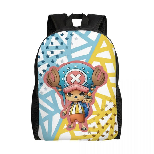 Sac à dos Tony Tony Chopper One Piece – Motif Géométrique Moderne
