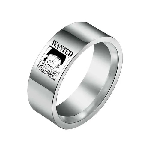 Bague One Piece - Wanted Roronoa Zoro