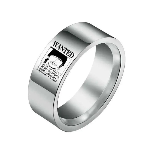 Bague One Piece - Wanted Roronoa Zoro
