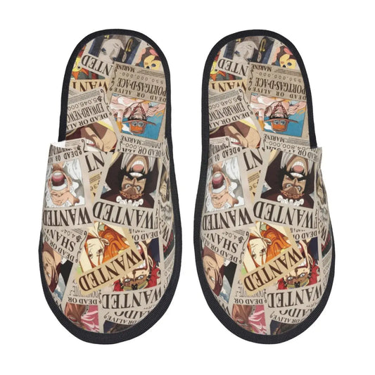 Pantofole One Piece - Design di poster ricercato vintage