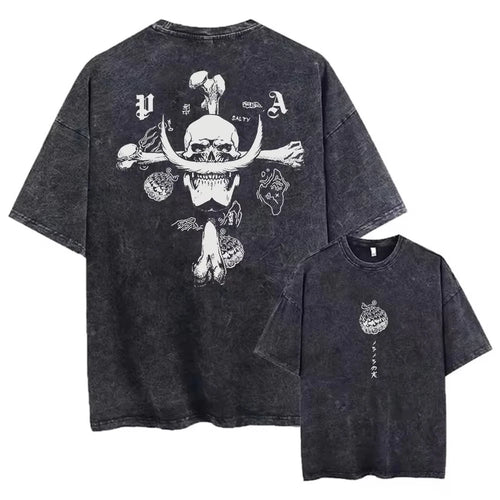 T-shirt Vintage One Piece - Barbe Blanche Edward Newgate (Style Oversize)