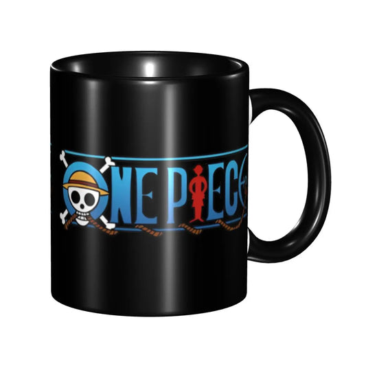 Mug One Piece - Logo Équipage Chapeau de Paille (Bleu)