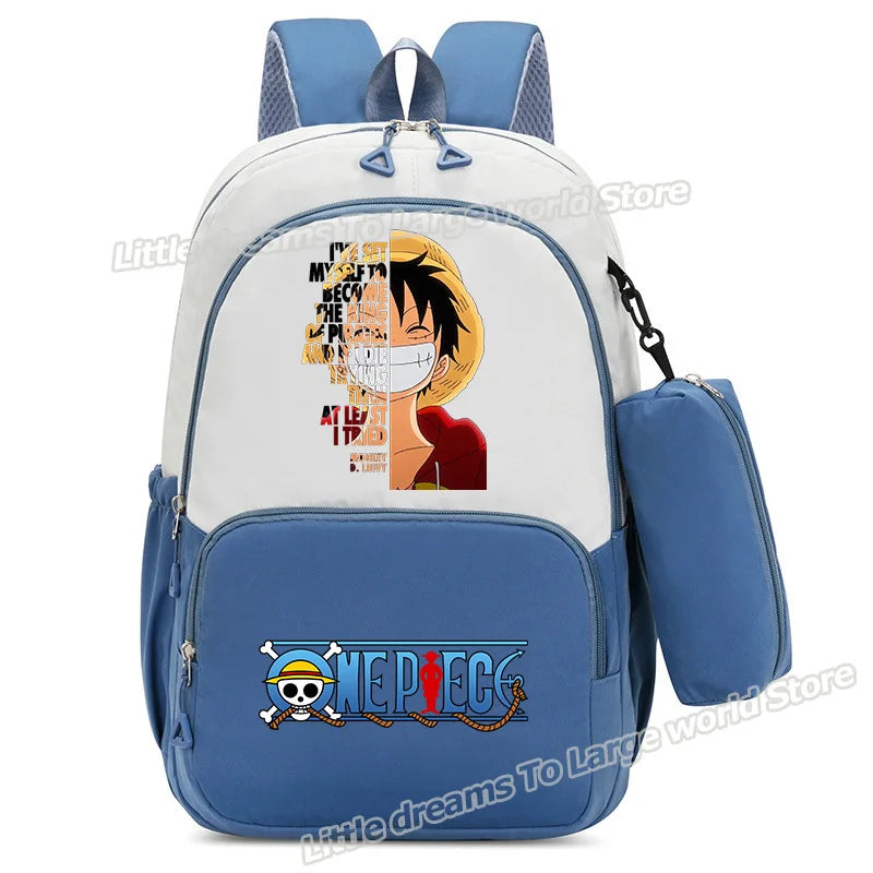 Mochila de One Piece – Monkey D. Luffy con sombrero de paja sonriente