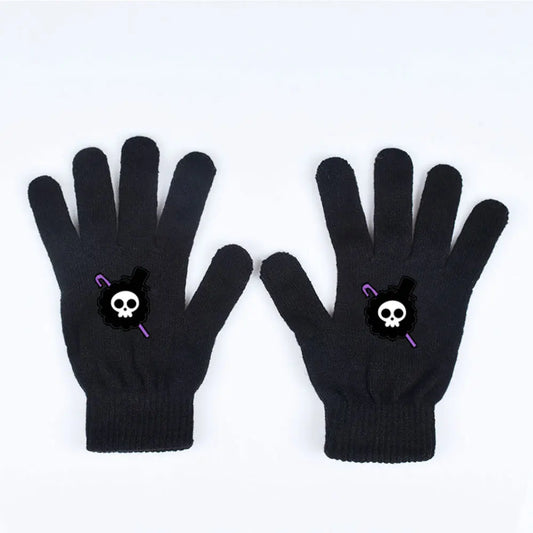Guanti One Piece – Teschio Pirata Viola