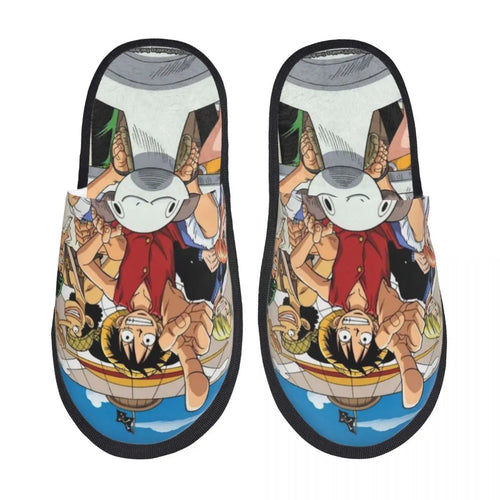 Zapatillas de One Piece - Diseño de combate dúo de Luffy y Zoro