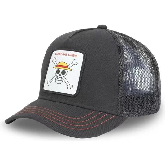 Cappellino da camionista One Piece - Luffy Nero