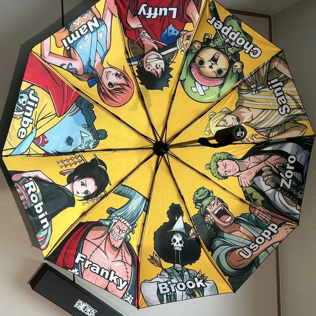 Parapluie One Piece - Monkey D. Luffy Gear 5 Nika (Jaune)