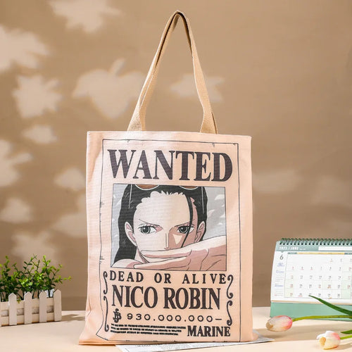 Tote Bag One Piece – Avis de Recherche Nico Robin Élégant
