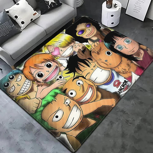 Tappeto One Piece - Straw Hat Crew Stile moderno graffiti