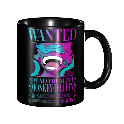 Taza de One Piece - Se busca Luffy Gear 5 (Nuevo Mundo)