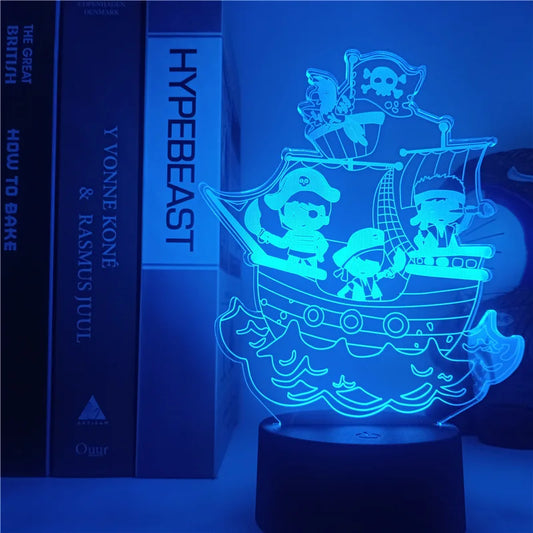 Lampe Veilleuse LED One Piece - Tony Tony Chopper Chibi (Bleu)