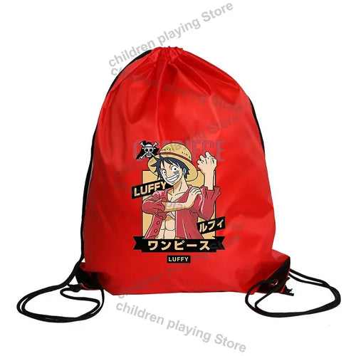 Borsa con coulisse One Piece – Monkey D. Luffy Wanted Classic Red