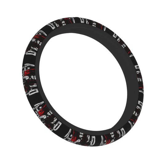 Couvre-Volant Voiture One Piece – Typographie Pirate Noire