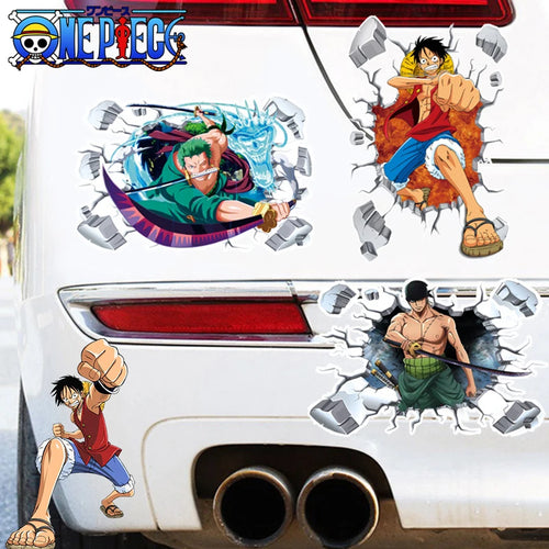 Accessoire voiture One Piece - Figurine Luffy pour Sortie d'Aération