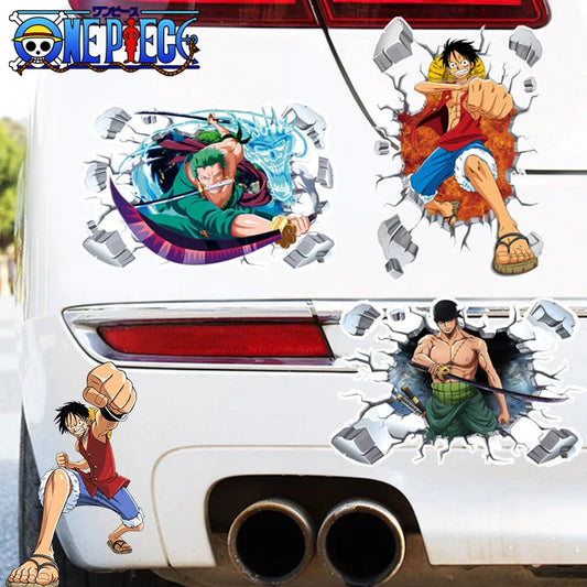 Accessoire voiture One Piece - Figurine Luffy pour Sortie d'Aération