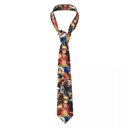 Cravatta One Piece – Colori del collage dei pirati