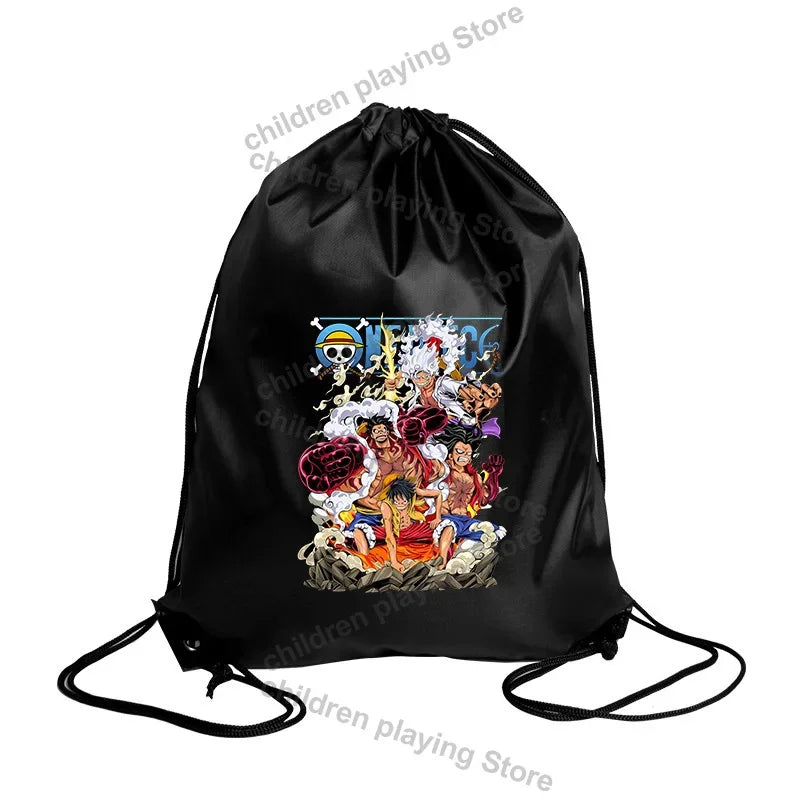 Mochila con cordón de One Piece – Ilustración del manga de One Piece Crew