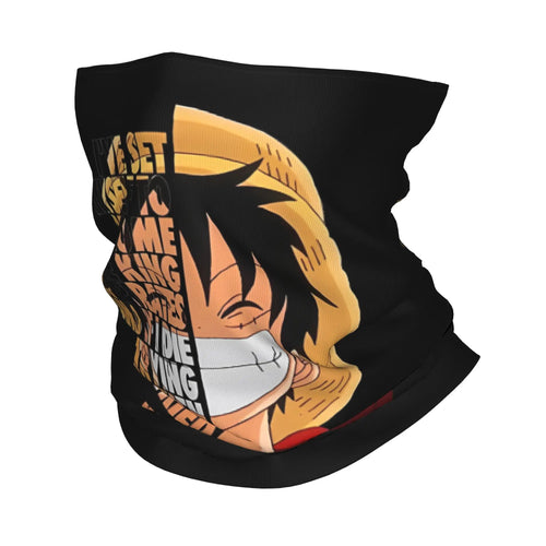 Scaldacollo One Piece - Ritratto di Rufy serio