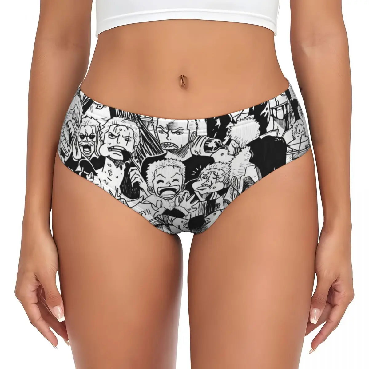 Culotte - Motif Manga Noir & Blanc