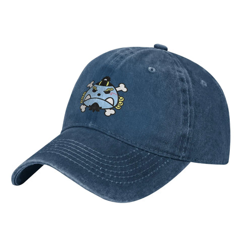 Casquette One Piece - Dad Hat Barbe Noire