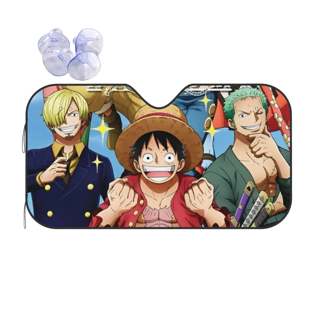 Parasole per auto One Piece - Ritratto di Vinsmoke Sanji (finestrino laterale)