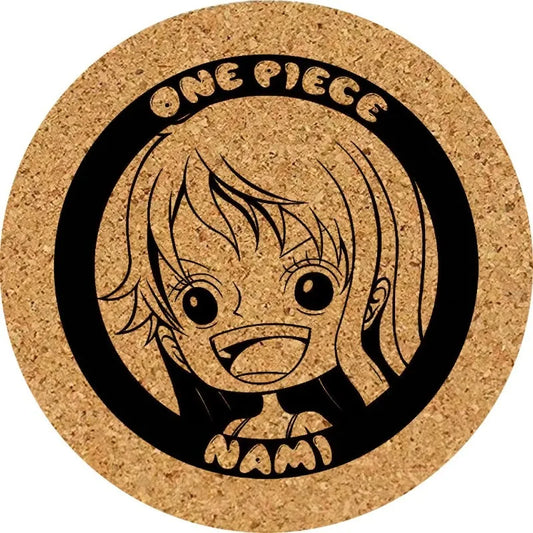 Dessous de Verre One Piece - Wanted Nami Gravure Liège
