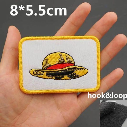 Toppa One Piece - Cappello di paglia di Rufy (rettangolare)
