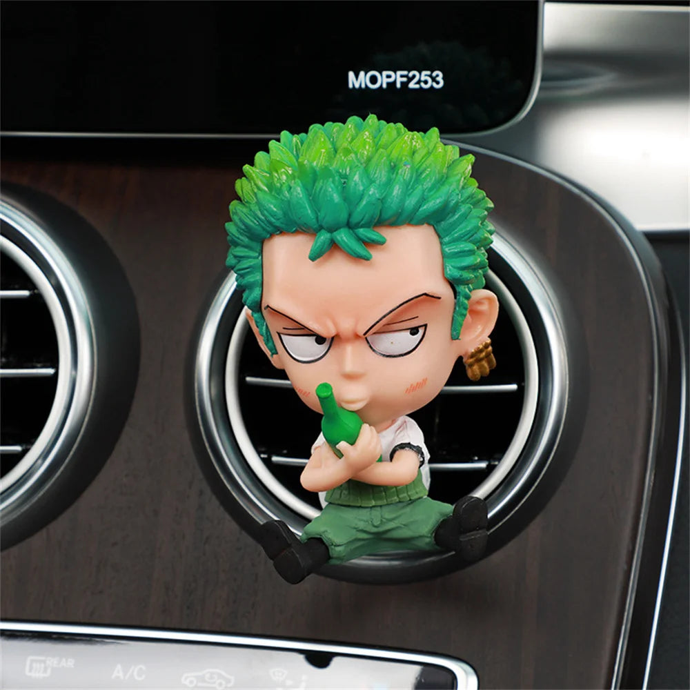 Accesorio para coche de One Piece: Figura de Roronoa Zoro para ventilación