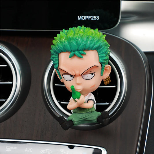 Accessoire voiture One Piece - Figurine Roronoa Zoro pour Grille d'Aération