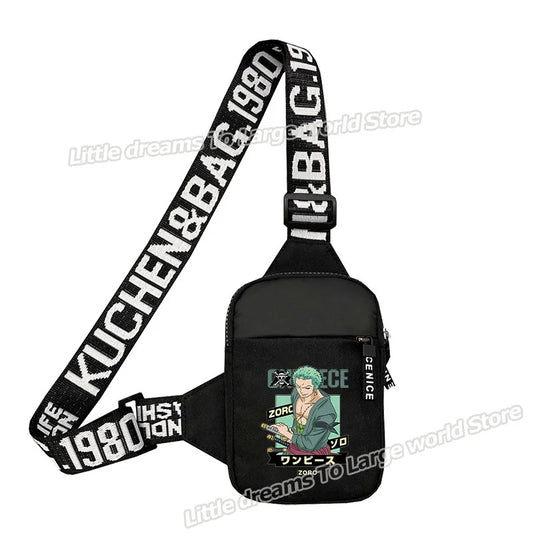 Sac Bandoulière One Piece – Roronoa Zoro Portrait Sombre
