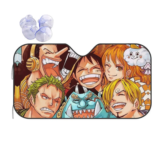 Par soleil de Voiture One Piece - Illustration Équipage Style Wano