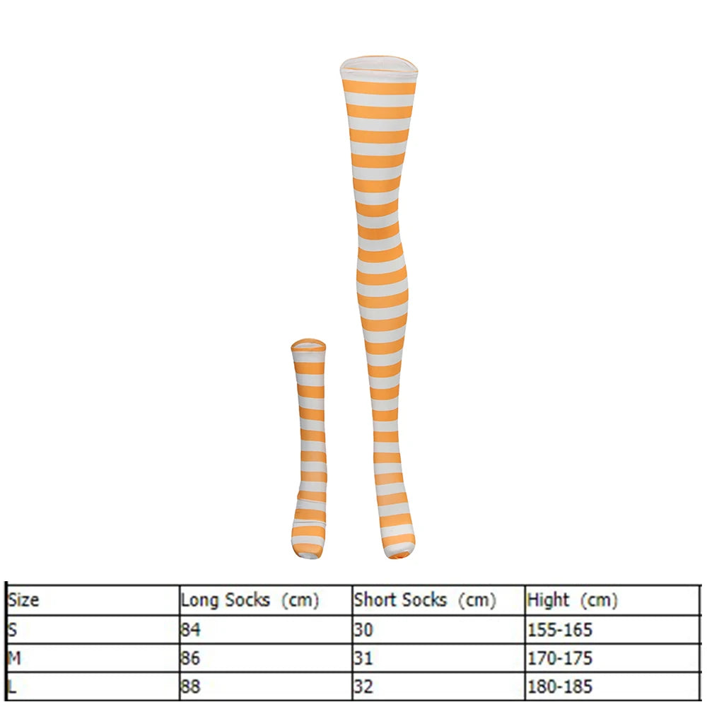 Disfraz de cosplay de One Piece - Traje de Nami (Conjunto escolar con falda)