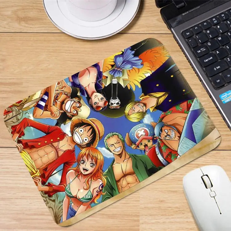 Alfombrilla de ratón de One Piece - Estilo de pintura de la tripulación del Sombrero de Paja