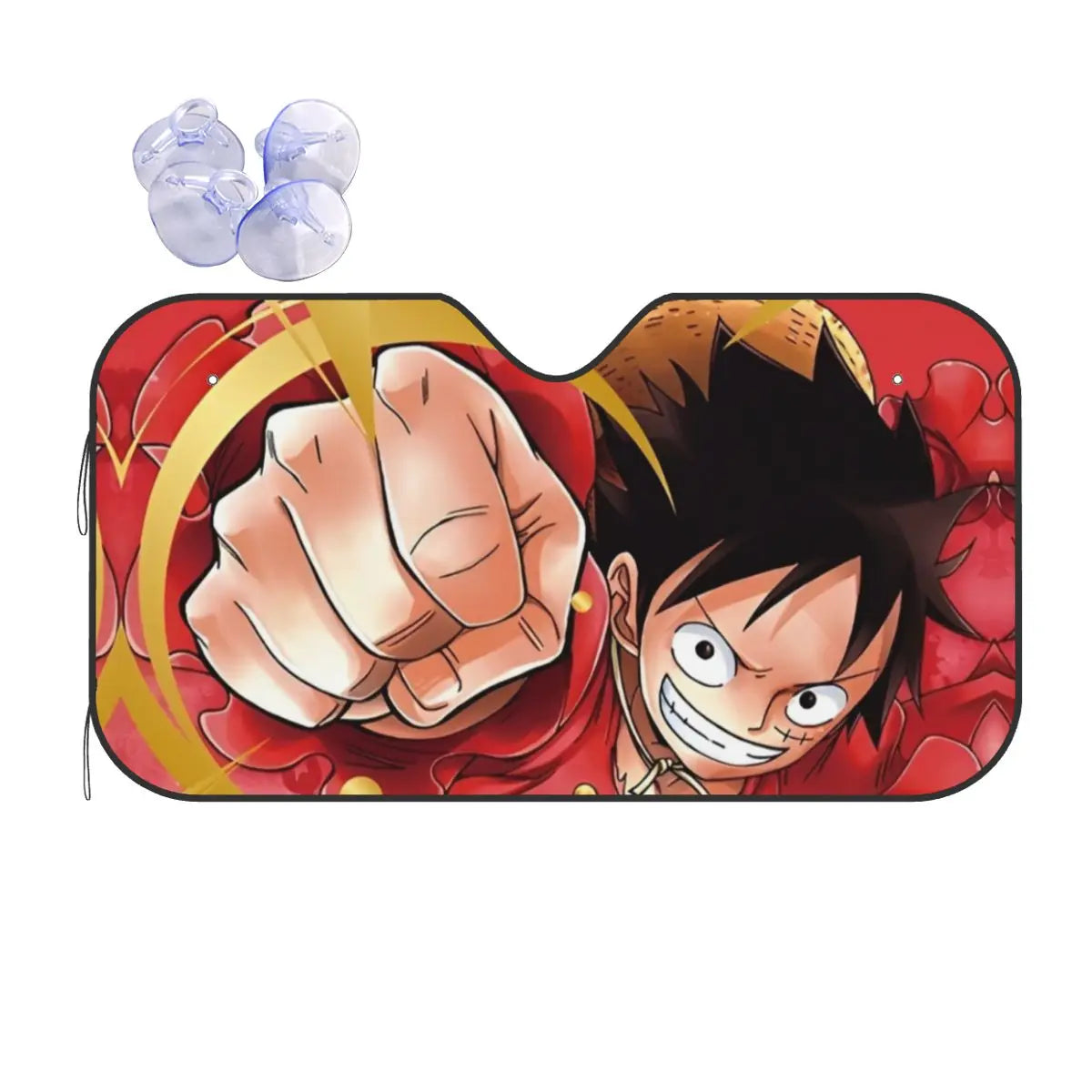 Par soleil de Voiture One Piece - Duel Luffy vs Kaido (Pare-soleil)