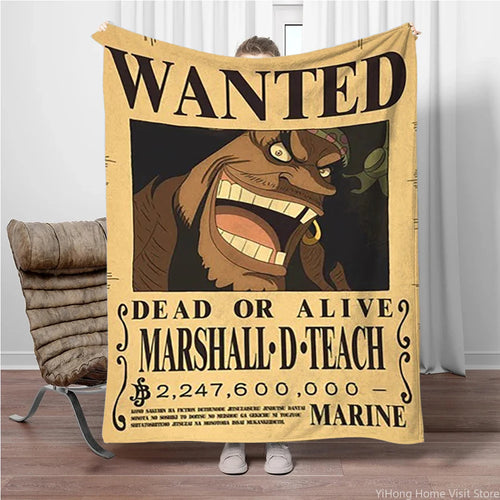 Couverture One Piece Wanted - Marshall D. Teach (Barbe Noire)