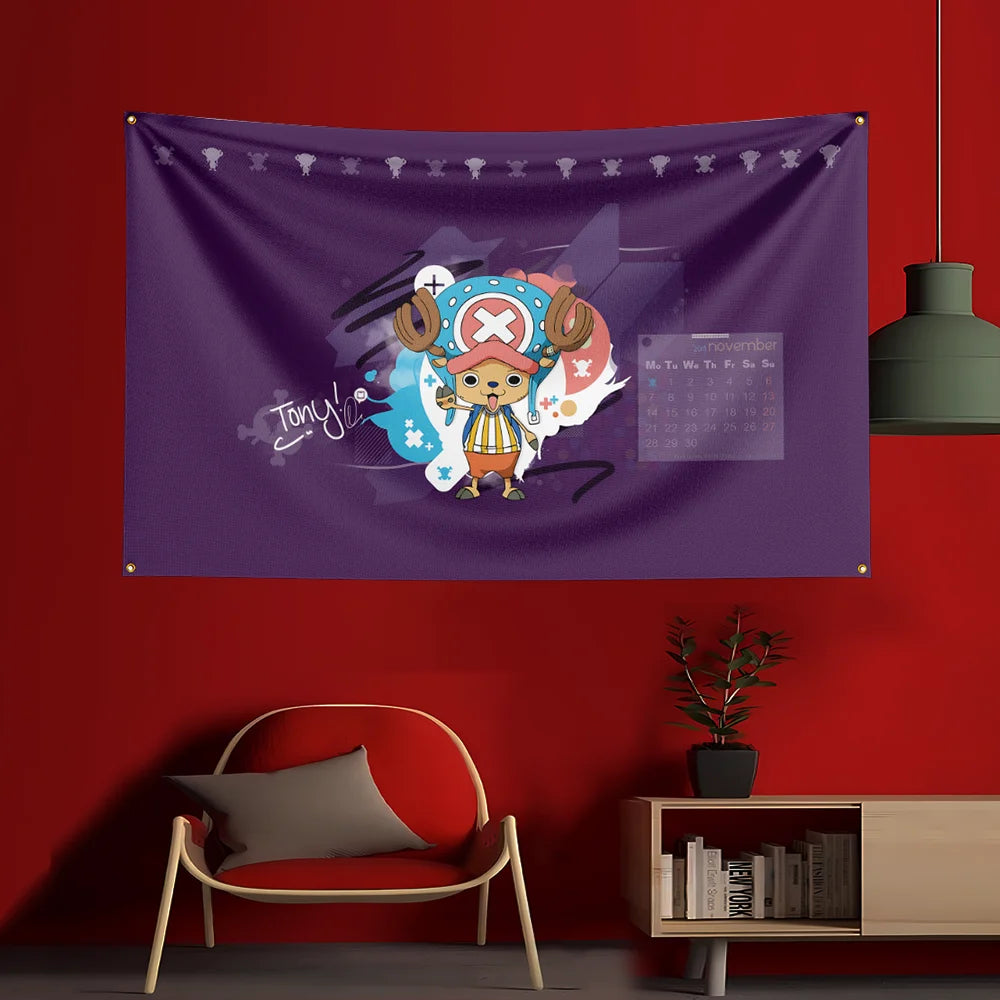 Poster One Piece - Tony Tony Chopper Sakura (Violet)