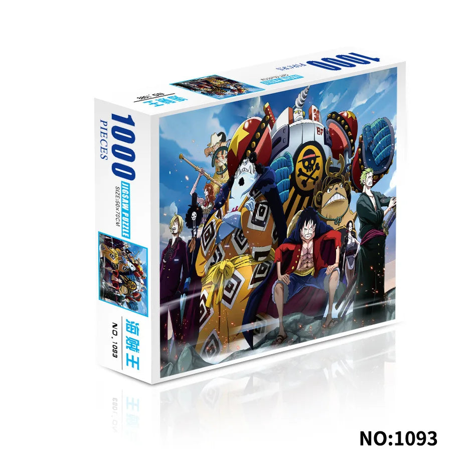 Puzzle One Piece da 1000 pezzi - I pirati di Cappello di Paglia affrontano i Marines