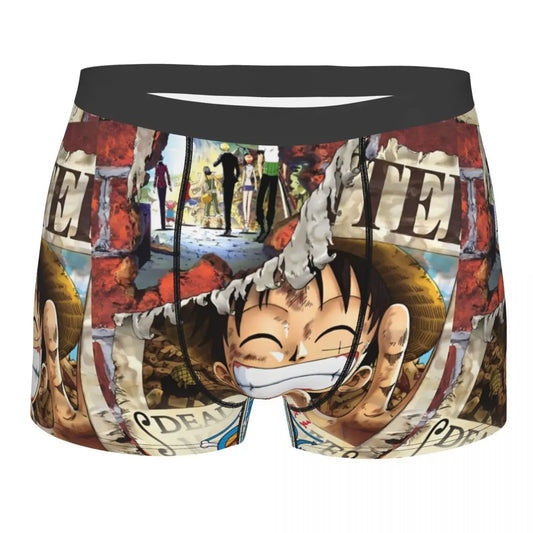 Boxer - Luffy & Shanks Sépia
