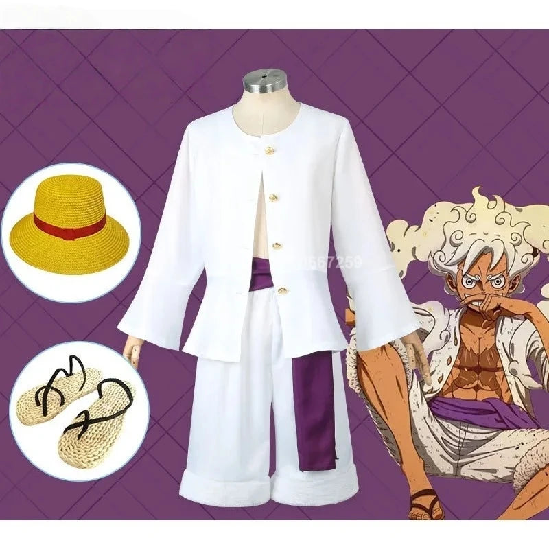 Disfraz de cosplay de One Piece: el clásico de Monkey D. Luffy