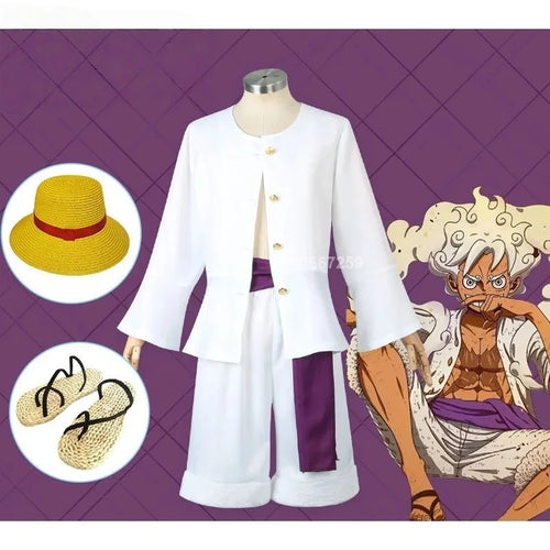 Disfraz de cosplay de One Piece: el clásico de Monkey D. Luffy